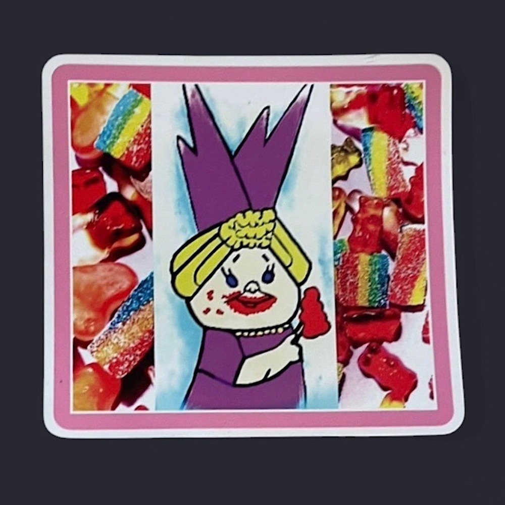 “Gluttony” art magnet